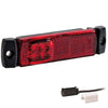 Tralert LED markeringslicht rood | 12-24v | 1,5mm. connector | M10MV-196R