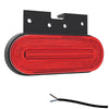 Tralert LED markeringslicht rood | 12-24v | 50cm. kabel | M10MV-750R