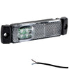 Tralert LED markeringslicht wit | 12-24v | 500cm. kabel | M10MV-190W 5M