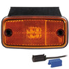 Tralert LED markeringslicht amber | 12-36v | 1,5mm². connector | M10MV-670A