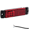 Tralert LED markeringslicht rood | 12-24v | 50cm. kabel | M10MV-190R