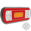 Tralert LED achterlicht met kentekenverlichting | 12-36v | 5-PINs | V10C6-620B5