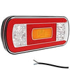 Tralert LED achterlicht met kentekenverlichting | 12-36v | 100cm. kabel | V10C6-630