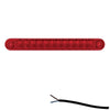 Tralert LED markeringslicht rood | 12-24v | 50cm. kabel | M10MV-800R