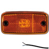 Tralert LED markeringslicht amber | 12-24v | 50cm. kabel | M10MV-600A