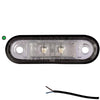 Tralert LED markeringslicht groen | 12-24v | 50cm. kabel | M10MV-200G