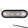 Tralert LED markeringslicht amber | 12-24v | 50cm. kabel | M10MV-200A