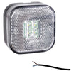 Tralert LED markeringslicht wit | 12-24v | 50cm. kabel | M10MV-900W