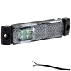 Tralert LED markeringslicht wit | 12-24v | 50cm. kabel | M10MV-190W