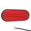 Tralert LED markeringslicht rood | 12-24v | 50cm. kabel | M10MV-700R