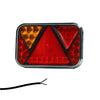 Tralert Links | LED achterlicht met mistlicht & kentekenlicht | 12v | 100cm. kabel | VC-2721