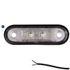 Tralert LED markeringslicht blauw | 12-24v | 50cm. kabel | M10MV-200B