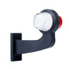 Tralert Rechts | LED pendellamp haakse steel | matte lens | 12-24v | MB-1022RW