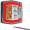 Tralert LED compact achterlicht met kentekenverlichting | 12-36v | 100cm. kabel | V10C4-740