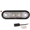 Tralert LED markeringslicht rood | 12-24v | 1,5mm². connector | M10MV-220R