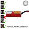 Tralert Rechts | LED Trailerlamp | dynamisch knipperlicht | 9-36v | 7-PIN+superseal+alarm | VC-1022B7SSA