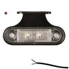 Tralert LED markeringslicht rood | 12-24v | 50cm. kabel | M10MV-400R