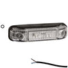 Tralert LED markeringslicht wit | 12-24v | 50cm. kabel | M10MV-500W