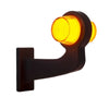 Tralert LED pendellamp amber | haakse steel | matte lens | 12-24v | MB-1023A