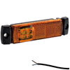 Tralert LED markeringsverlichting amber | 12-24v | 50cm. kabel | M10MV-190A