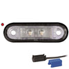 Tralert LED markeringslicht rood | 12-24v | 0,75mm². connector | M10MV-210R