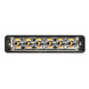 Tralert LED Flitser 6 LED's | R65 | ultra platte slimline | amber | 10-30v | S11F6002