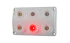 Tralert LED interieurlamp / Touch / Rood/wit / 5000K / 12/24v / IP65 | BTS-1500RW