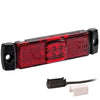 Tralert LED markeringslicht rood | 12-24v | 1,5mm². connector | M10MV-120R