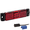 Tralert LED markeringslicht rood | 12-24v | 0,75mm². connector | M10MV-110R