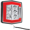 Tralert LED compact achterlicht met kentekenverlichting | 12-36v | 100cm. kabel | V10C4-730